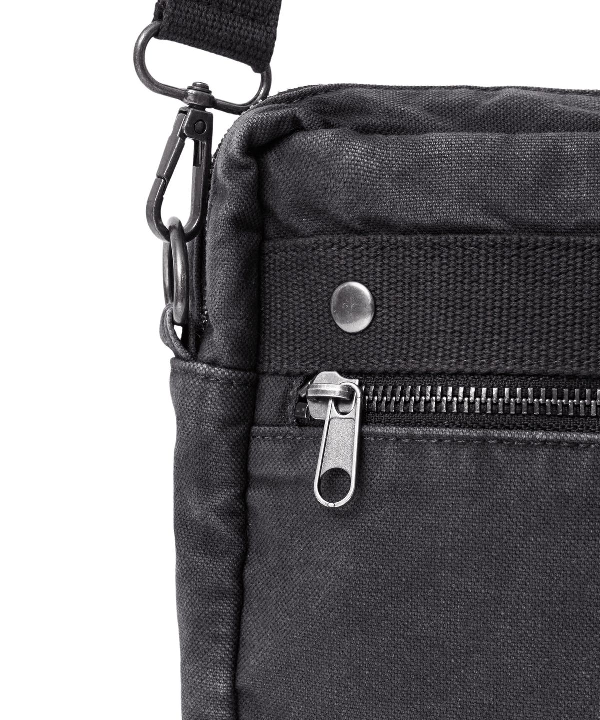 핍스 모터사이클(PHYPS MOTORCYCLE) Washed Field Mini Cross Bag Charcoal