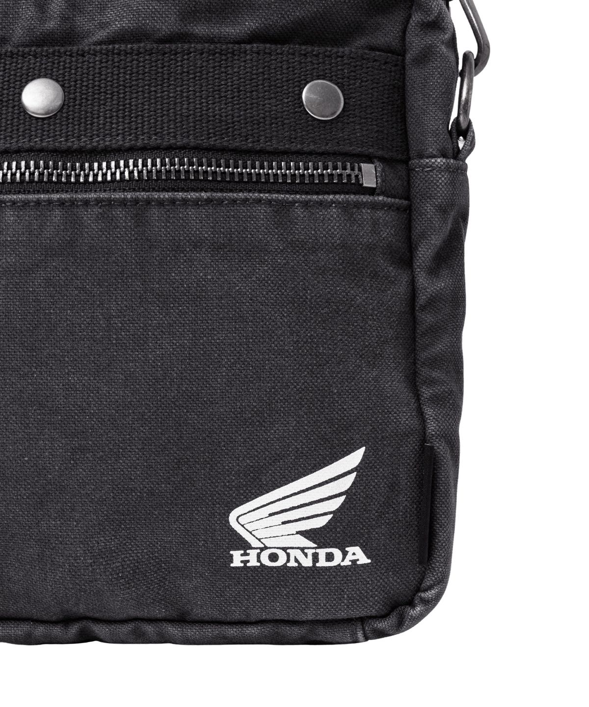 핍스 모터사이클(PHYPS MOTORCYCLE) Washed Field Mini Cross Bag Charcoal