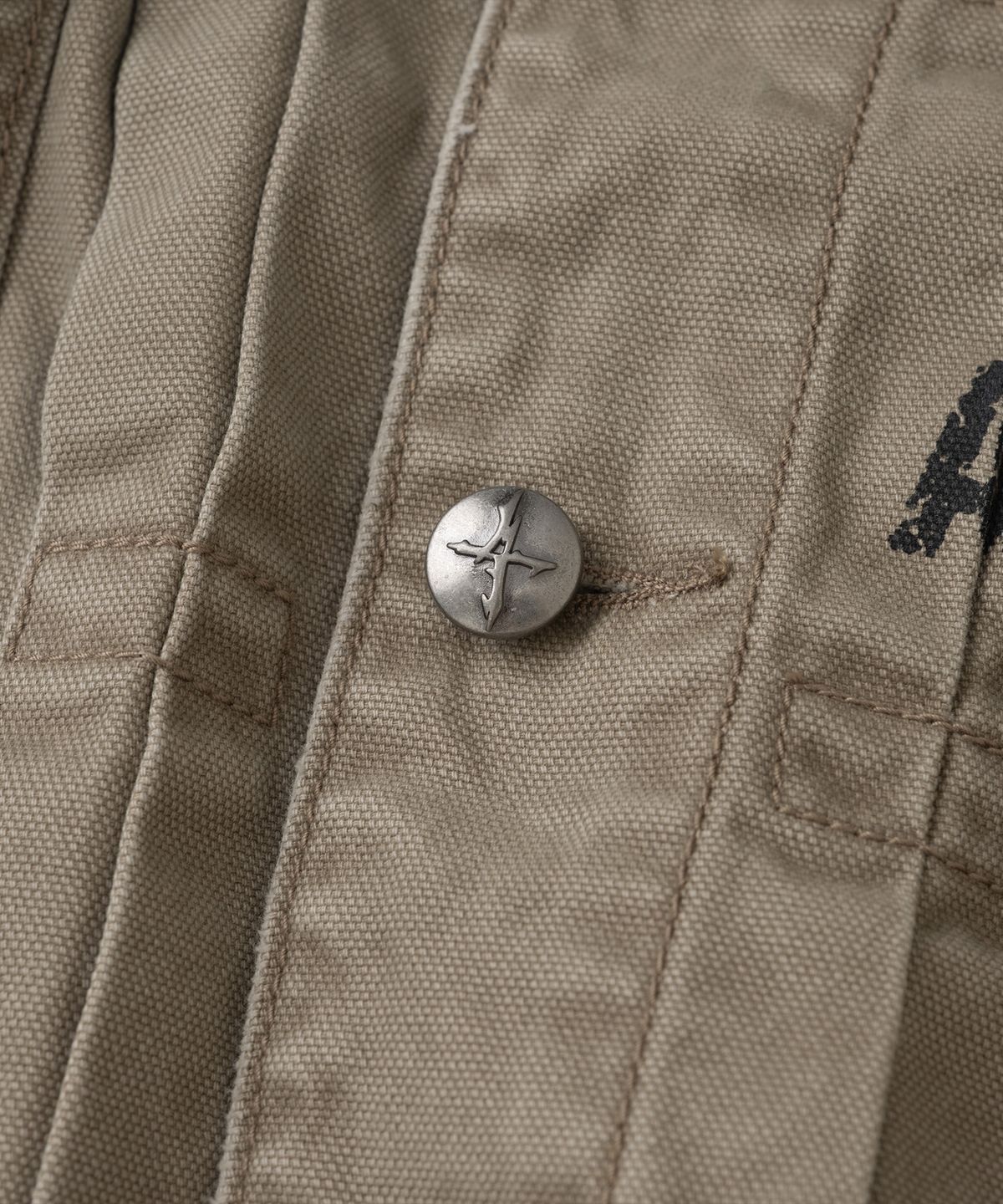 낫포너드(NOT4NERD) After Aware Bleach Washed Trucker Jacket - Beige