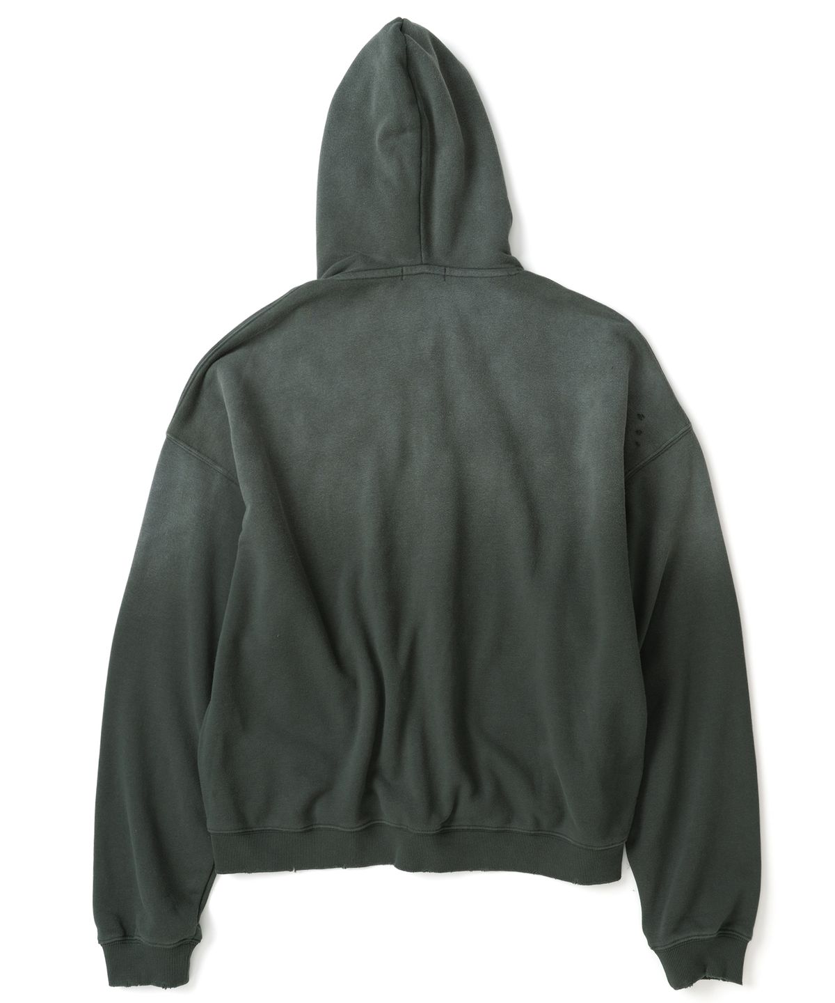 낫포너드(NOT4NERD) Faith Not Distressed Hood Zip Up - Green