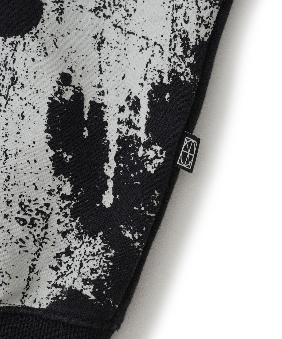 낫포너드(NOT4NERD) Faith Not Distressed Hood Zip Up - Black