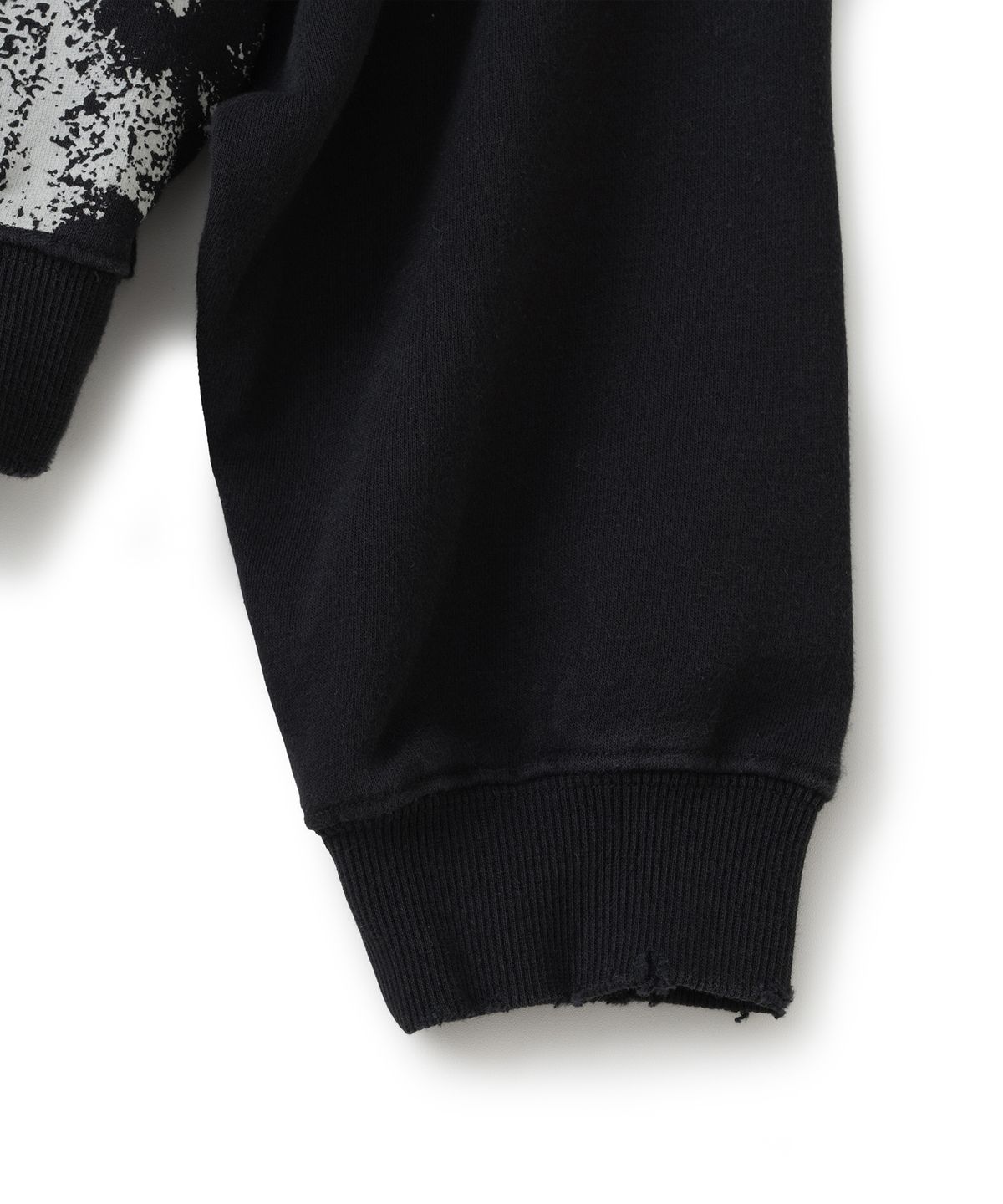 낫포너드(NOT4NERD) Faith Not Distressed Hood Zip Up - Black