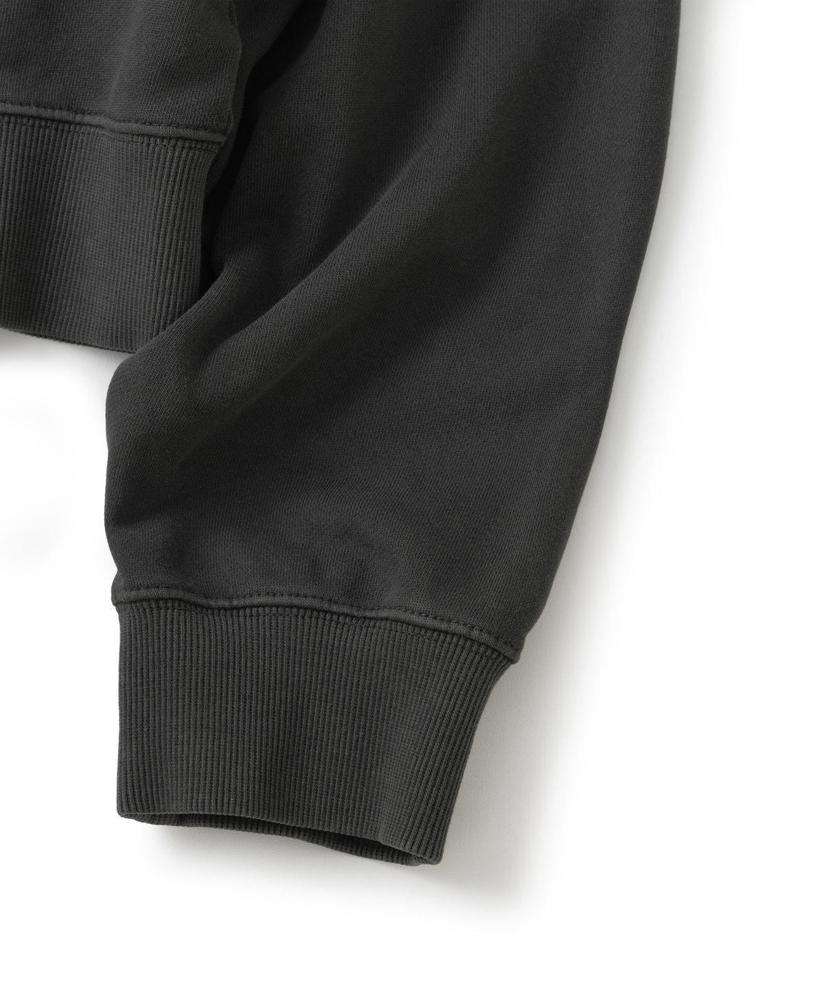 낫포너드(NOT4NERD) Napoleon Applique Pigment Hood Zip Up - Charcoal