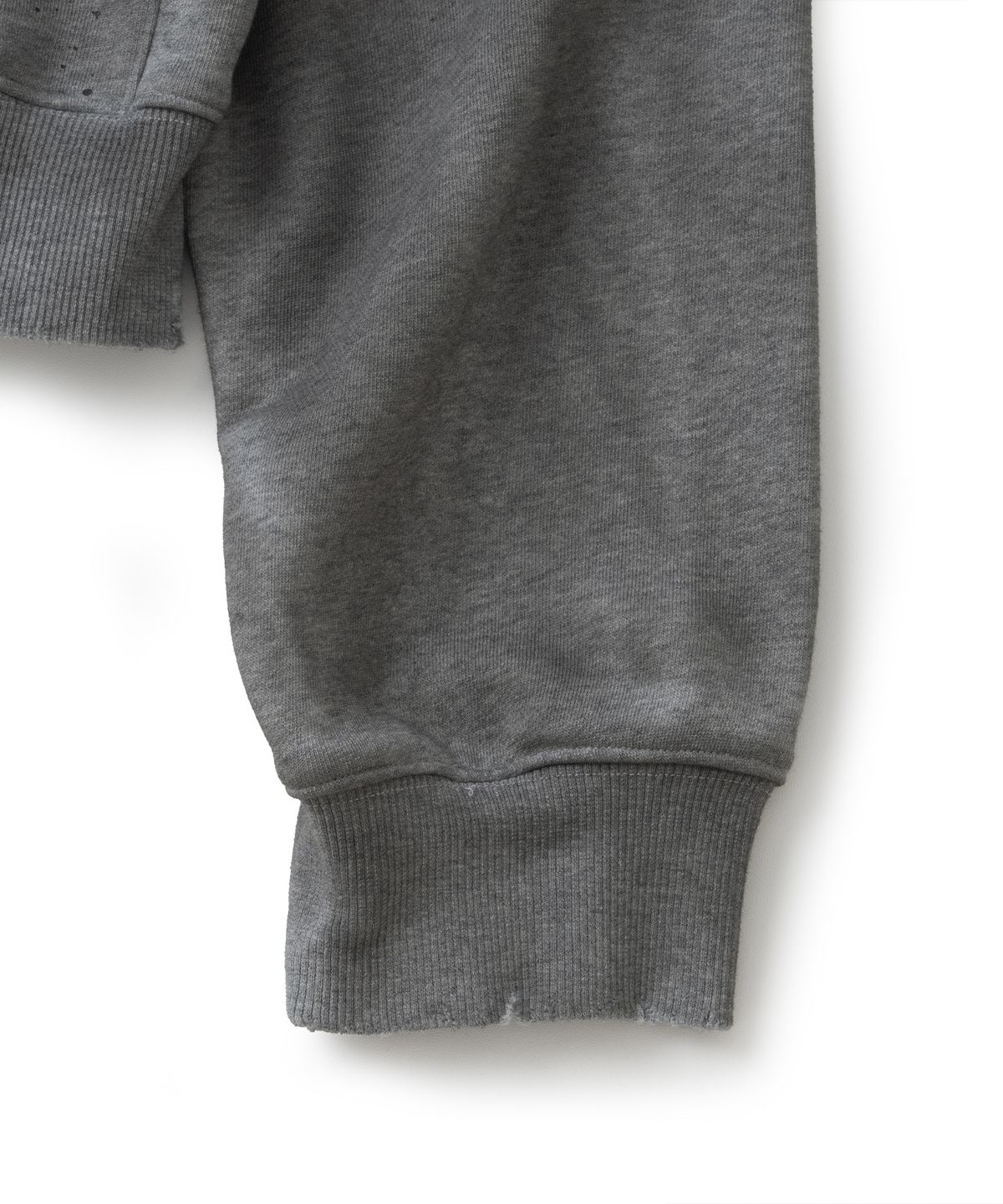 낫포너드(NOT4NERD) Stud Oil Washed Hood Zip Up - Grey