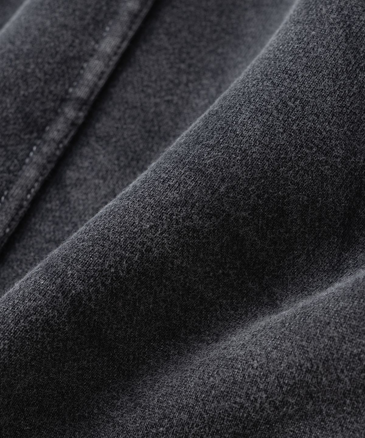 낫포너드(NOT4NERD) Waffle Panel Pigment Hood Zip Up - Charcoal