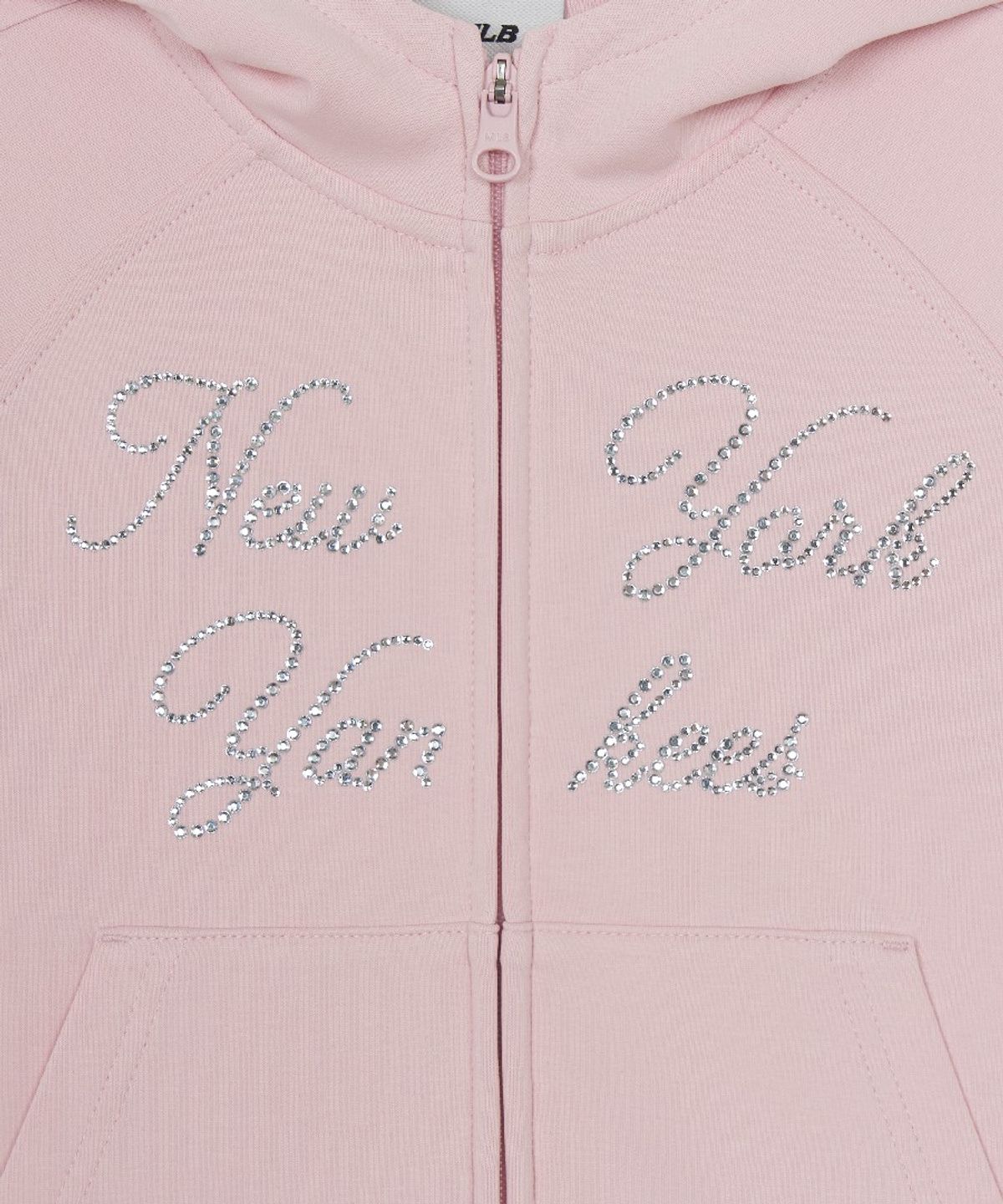 엠엘비 키즈(MLB KIDS) 스트릿 걸즈 크롭 후드 집업 NY (L.Pink)