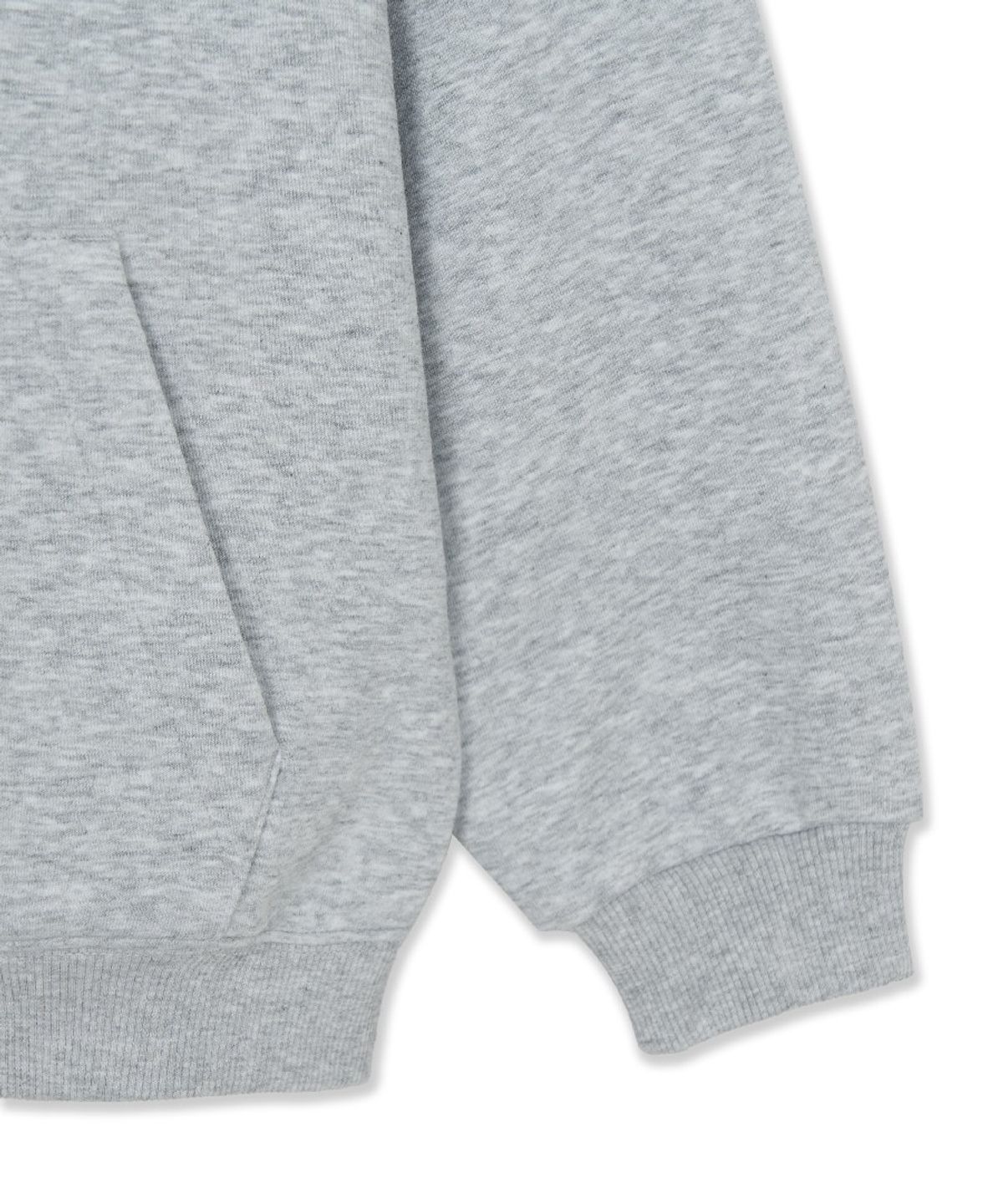 엠엘비 키즈(MLB KIDS) 스포티브 베이직 스몰로고 후드집업 NY (L.Melange Grey)