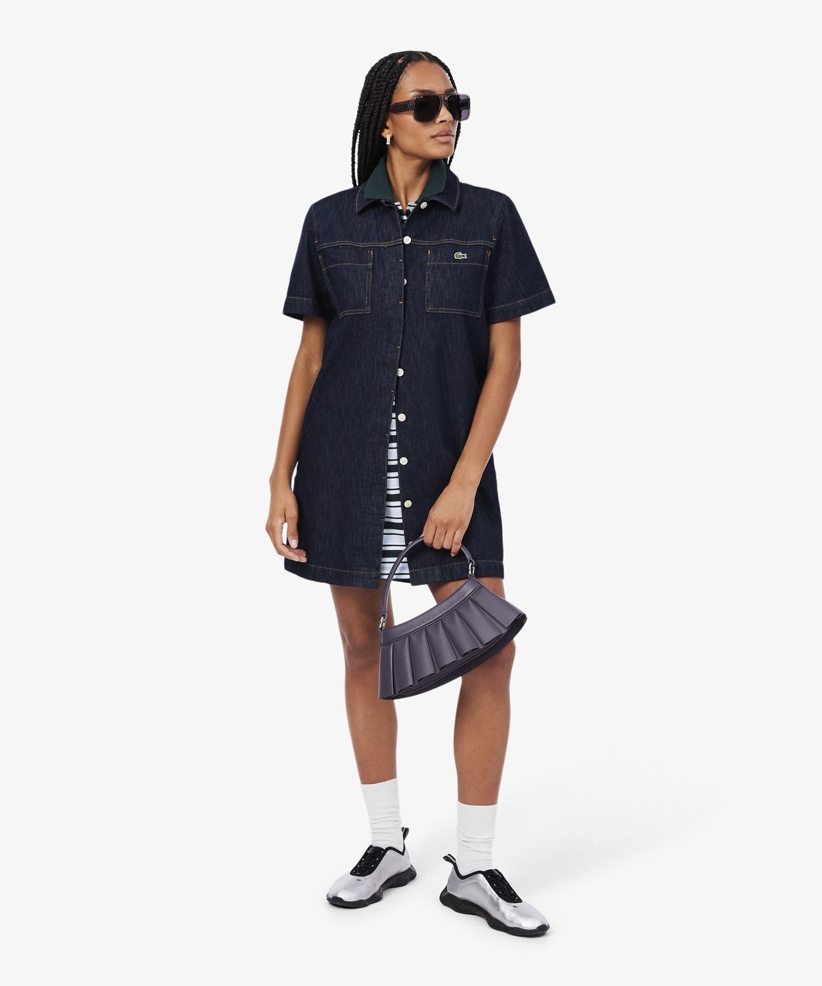 라코스테(LACOSTE) 여성 렝글렌 가로형 크로스바디 NU5465D56N T76