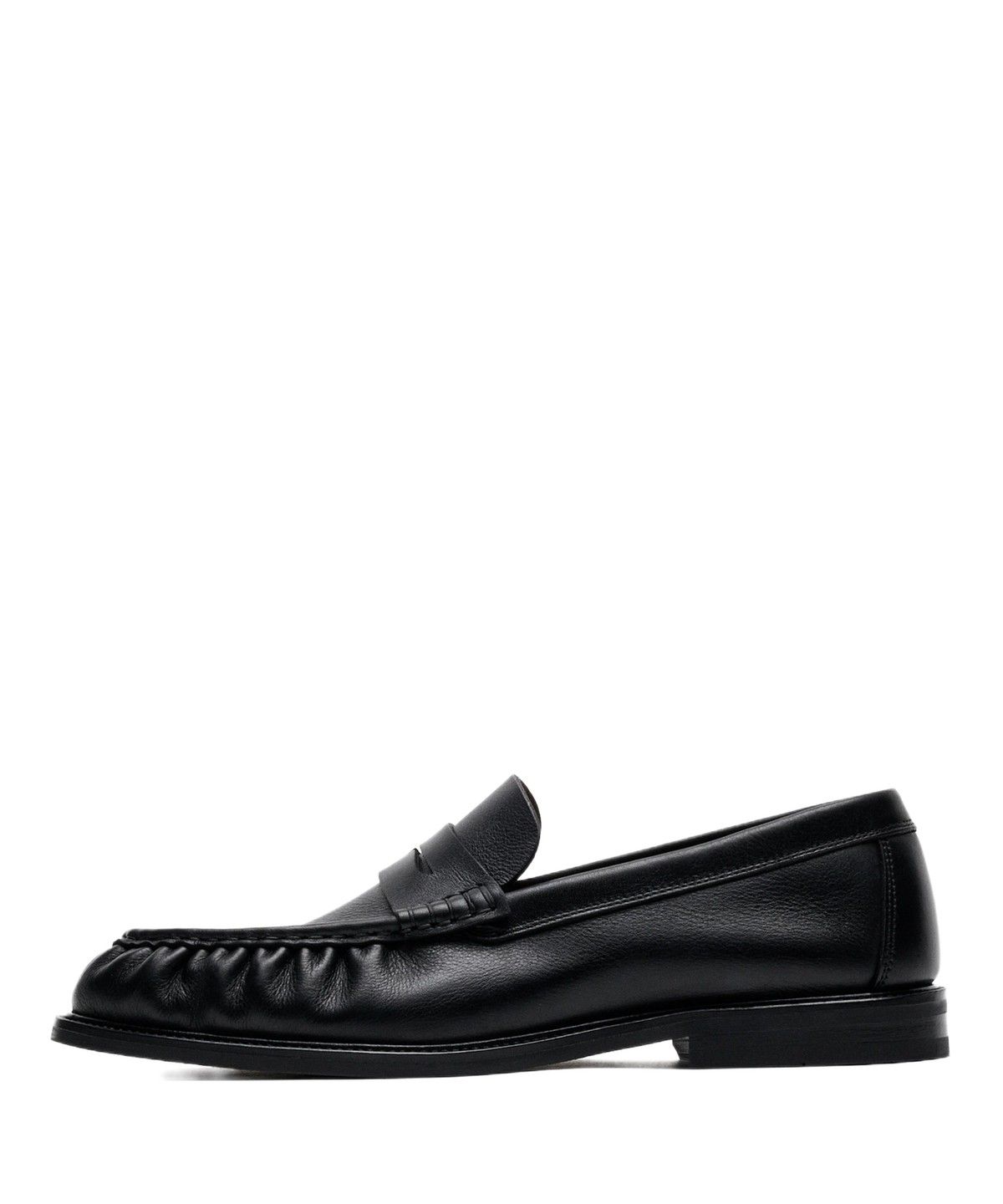 마시모두띠(MASSIMO DUTTI) 스플릿 스웨이드 셔링 로퍼