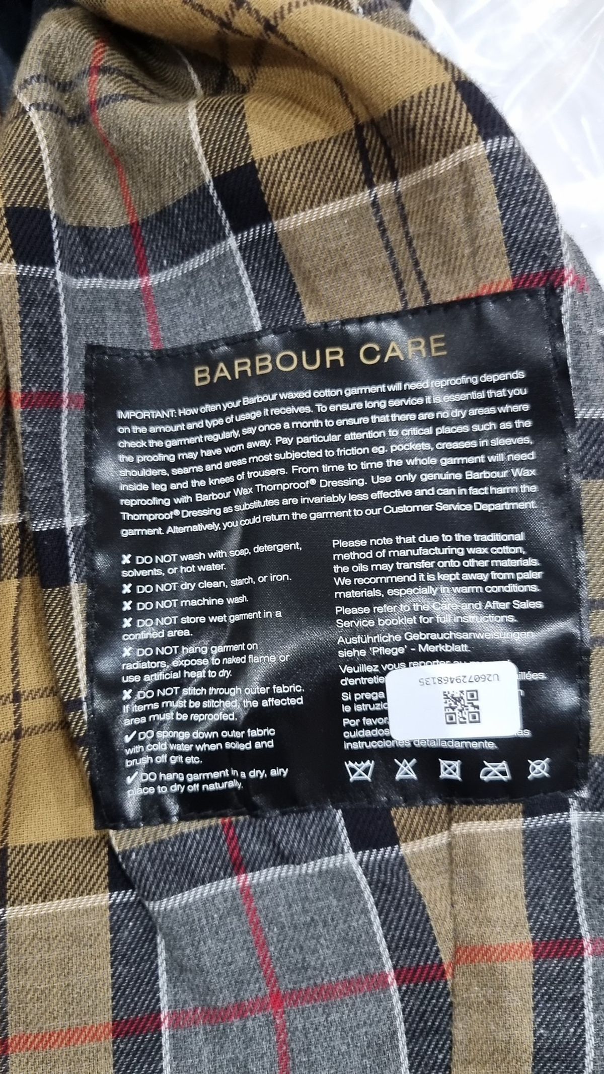 바버(BARBOUR) 사파리/헌팅 재킷 M