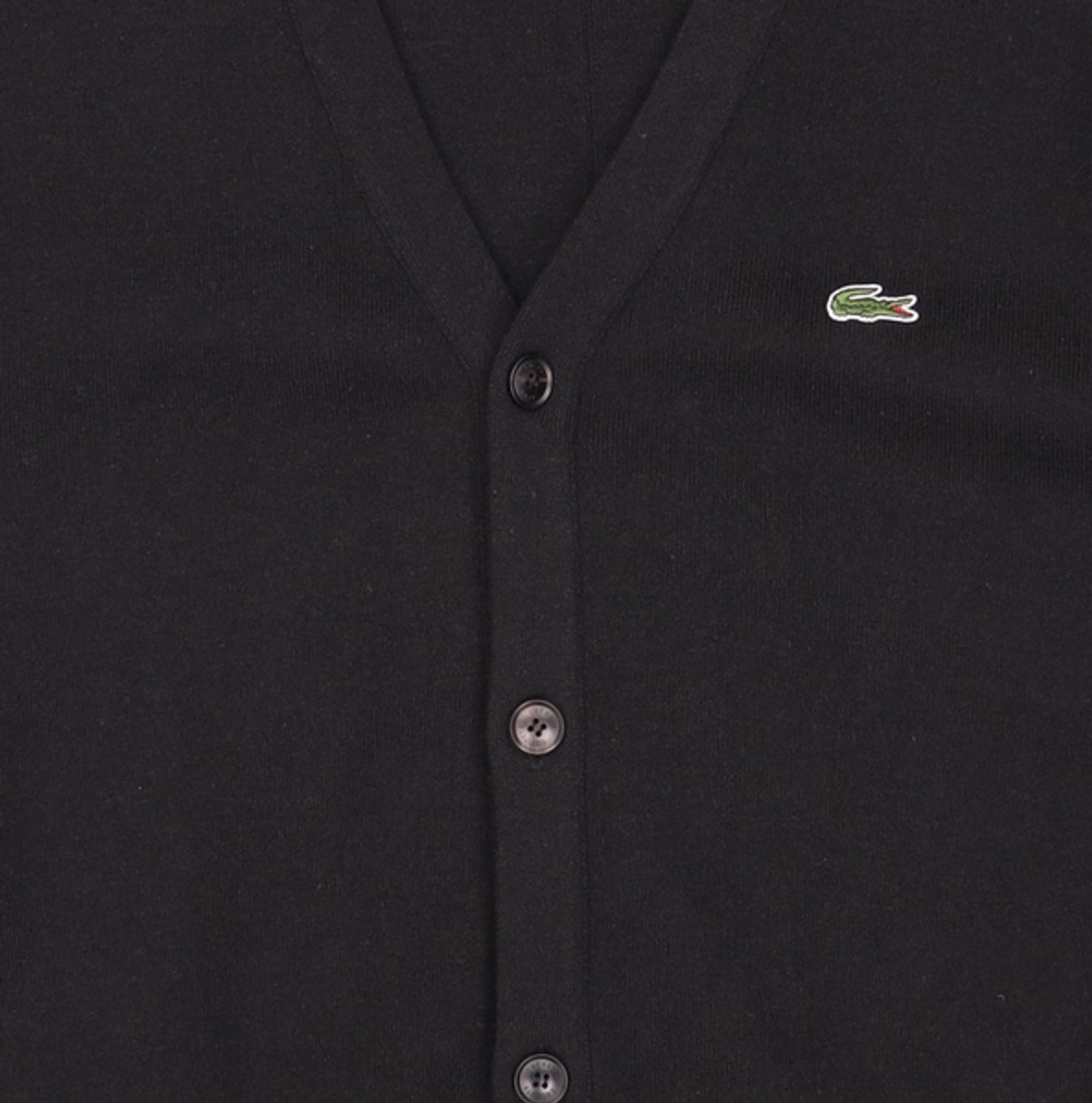 라코스테(LACOSTE) 남성 베이직 방모 와이넥 가디건 AH360E-52N 031 105