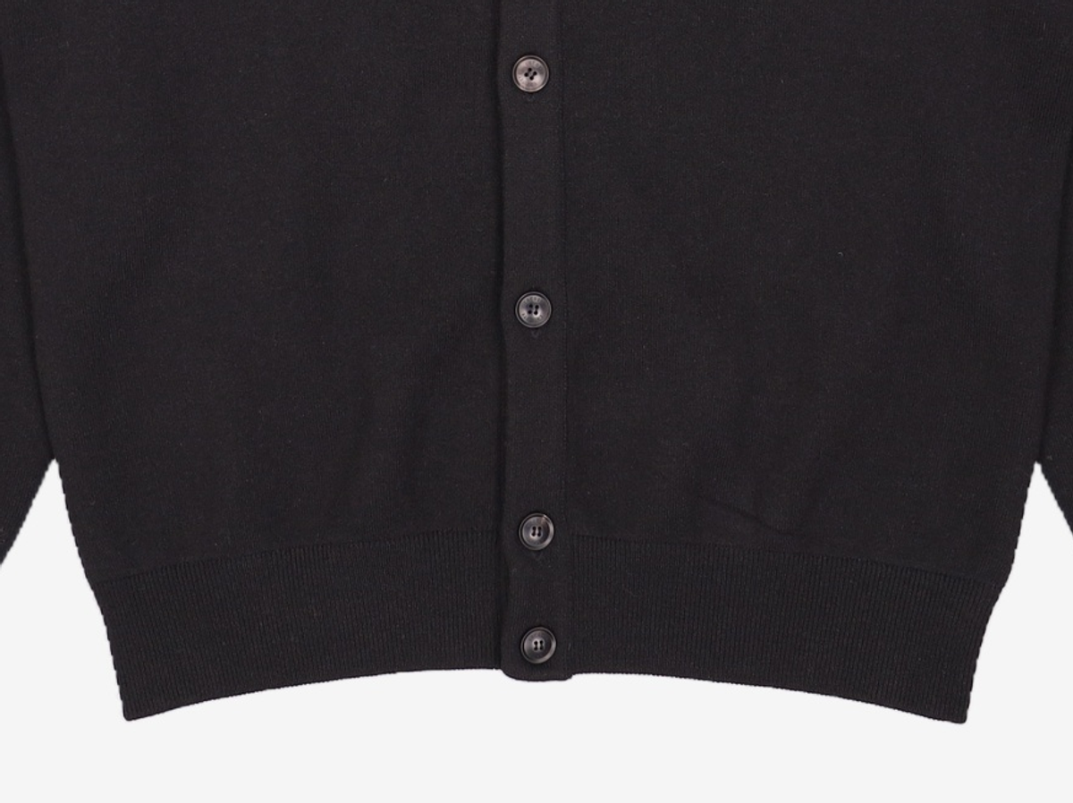 라코스테(LACOSTE) 남성 베이직 방모 와이넥 가디건 AH360E-52N 031 105