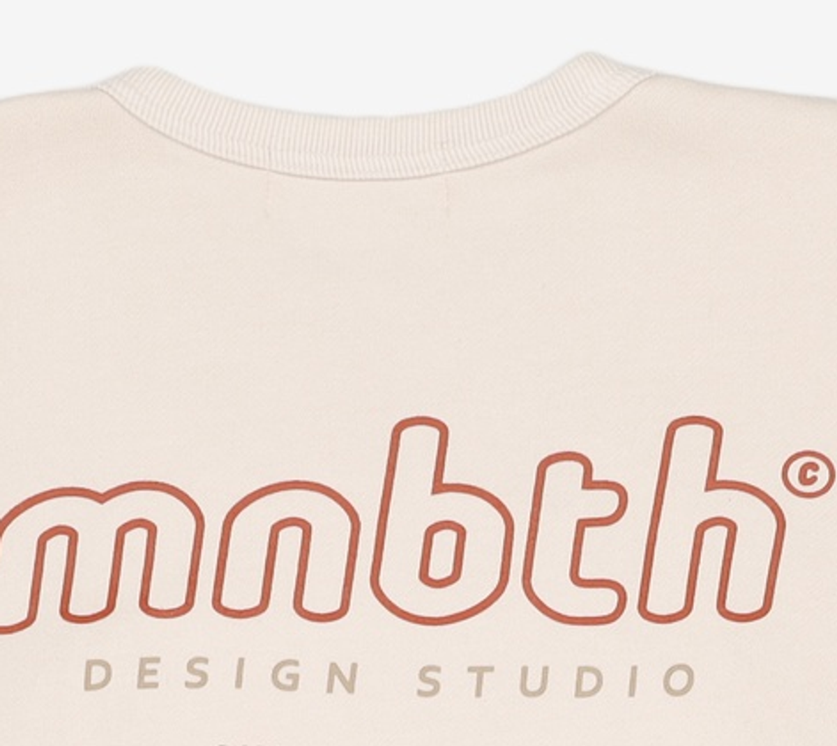 메인부스(MAINBOOTH) 9F MNBTH Sweatshirt(LIGHT BEIGE) FREE