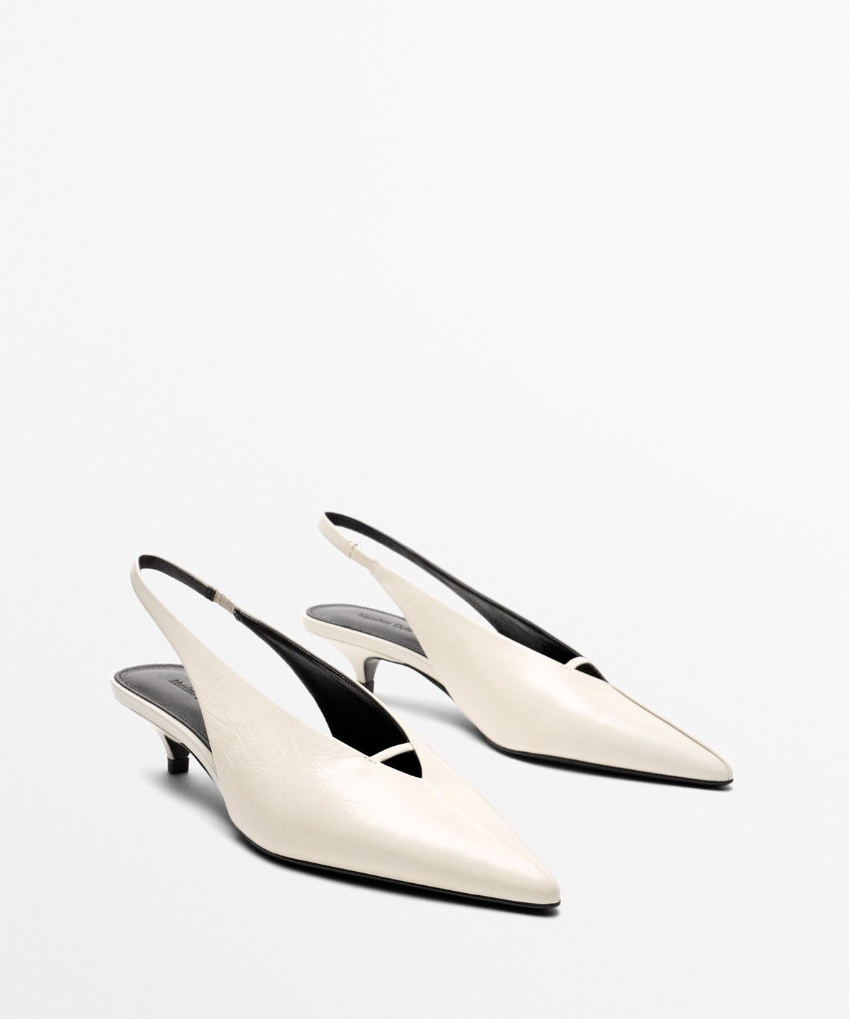 마시모두띠(MASSIMO DUTTI) 가죽 슬링백 힐