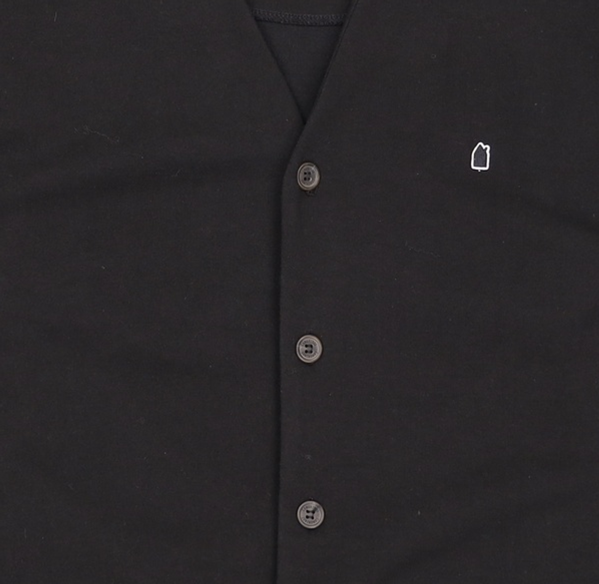 꼬모니노즈(COMONINOZ) BASIC SWEAT CARDIGAN [BLACK] L