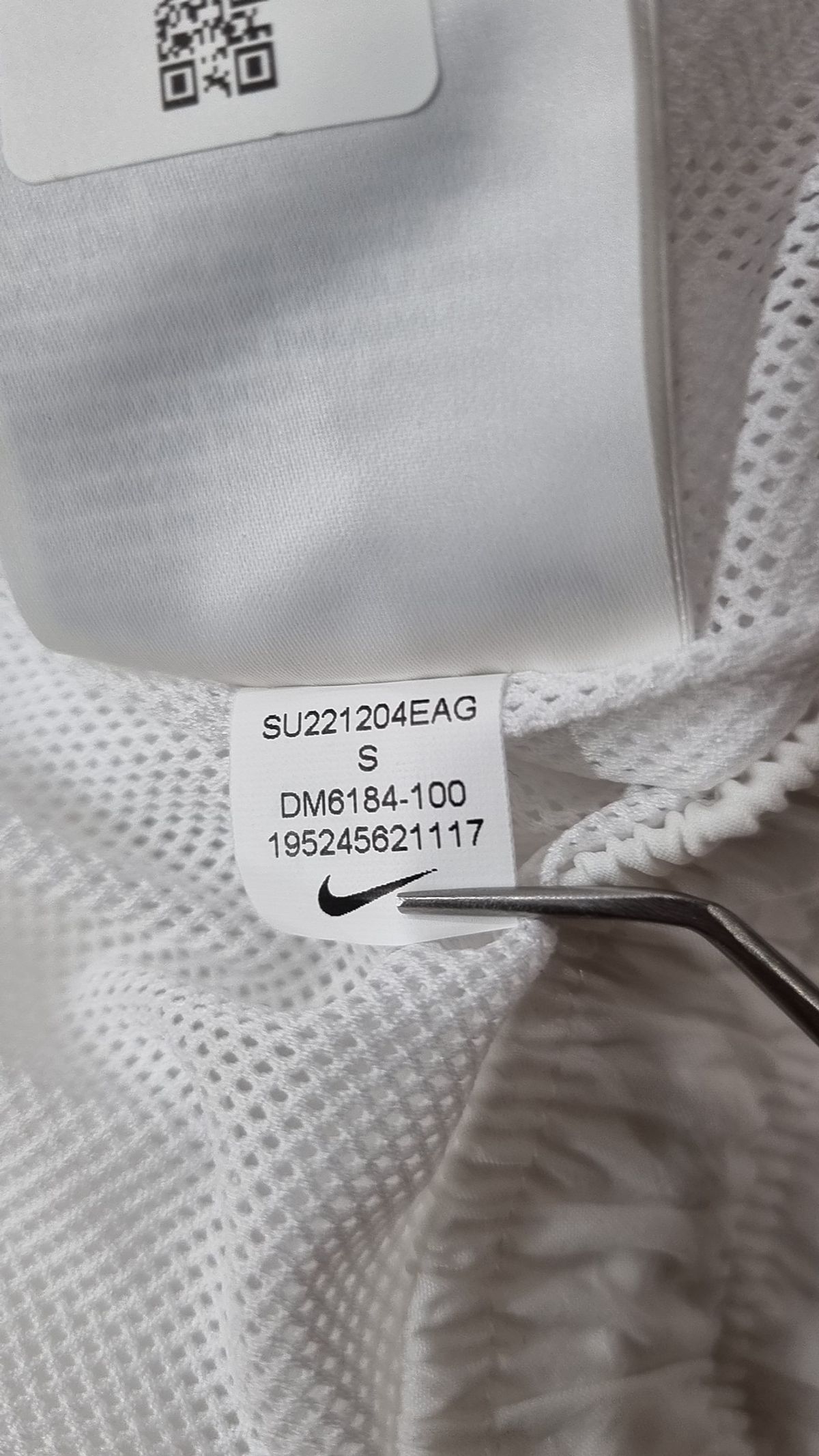 나이키(NIKE) 스포츠웨어 에센셜 미드라이즈 팬츠 W - 화이트:블랙 / DM6184-100 S