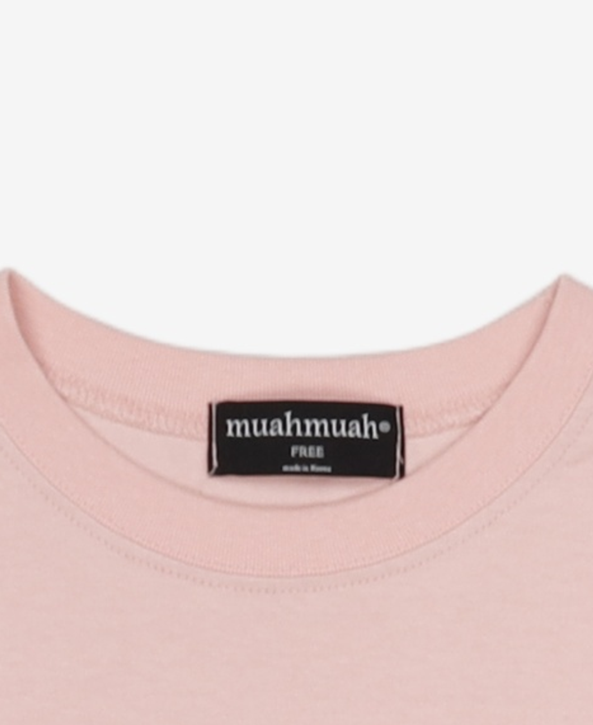 무아무아(MUAHMUAH) 반소매 티셔츠 FREE