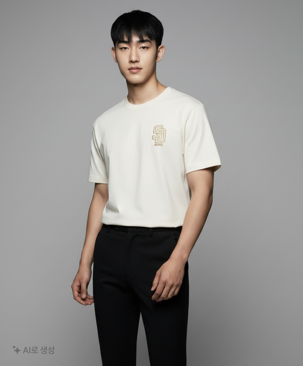 엠엘비(MLB) 베이직 메가로고 반팔 티셔츠 SD (White) 95