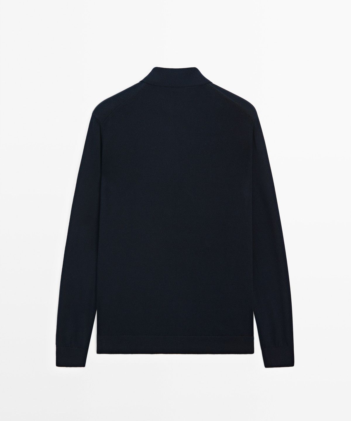 마시모두띠(MASSIMO DUTTI) 100% 코튼 니트 폴로 스웨터