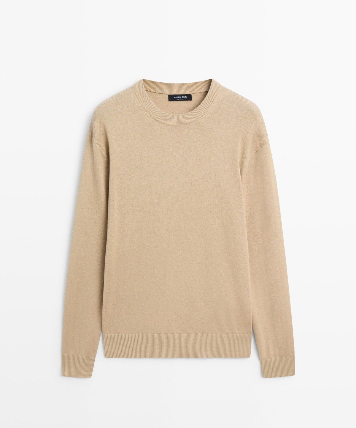 마시모두띠(MASSIMO DUTTI) 코튼 블렌드 니트 스웨터