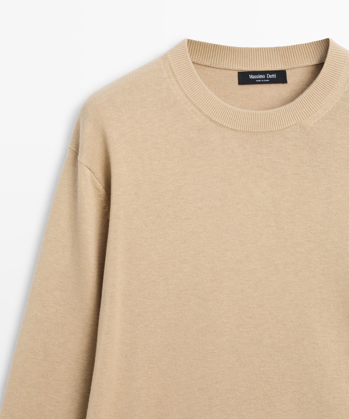 마시모두띠(MASSIMO DUTTI) 코튼 블렌드 니트 스웨터
