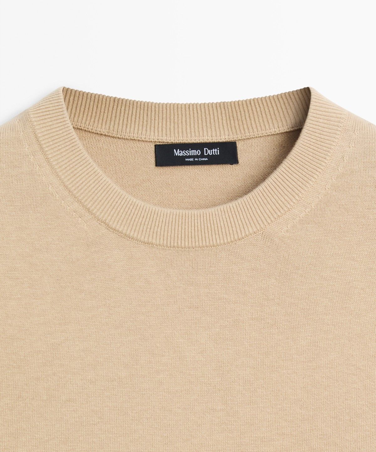 마시모두띠(MASSIMO DUTTI) 코튼 블렌드 니트 스웨터