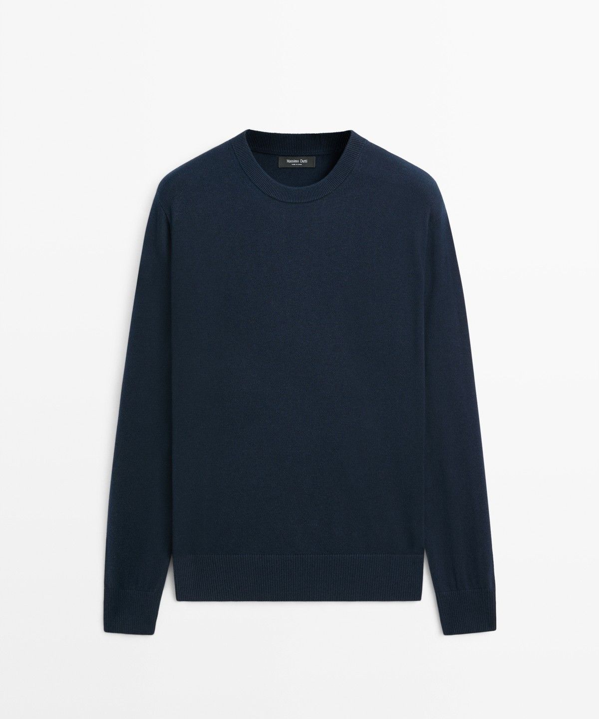마시모두띠(MASSIMO DUTTI) 코튼 블렌드 니트 스웨터