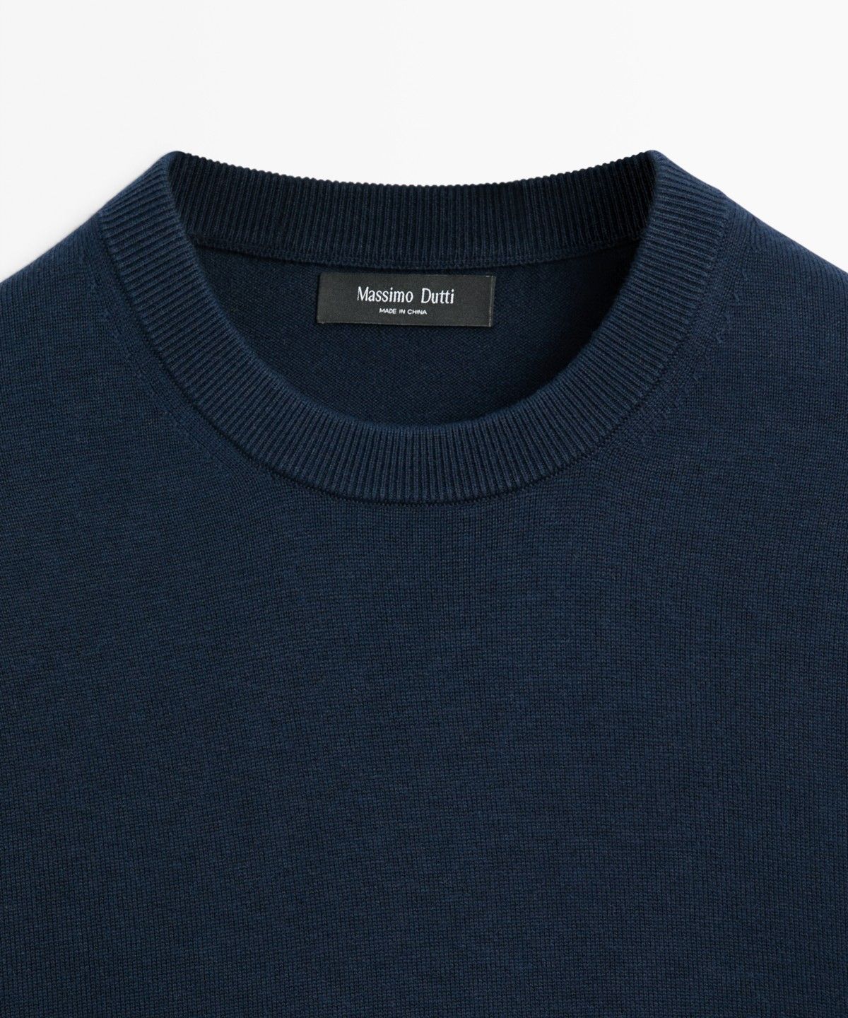 마시모두띠(MASSIMO DUTTI) 코튼 블렌드 니트 스웨터