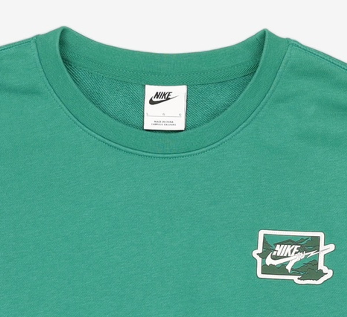 나이키(NIKE) 클럽 프렌치 테리 크루넥 스웨트셔츠 M - 말라카이트:세일 / FZ0765-365 L