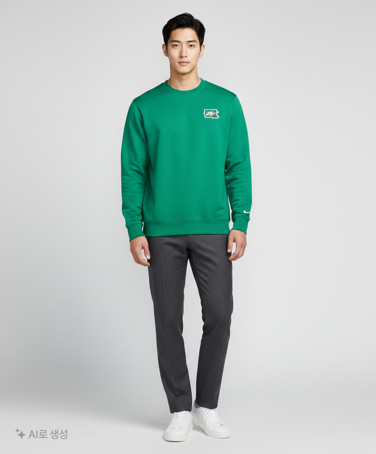나이키(NIKE) 클럽 프렌치 테리 크루넥 스웨트셔츠 M - 말라카이트:세일 / FZ0765-365 L