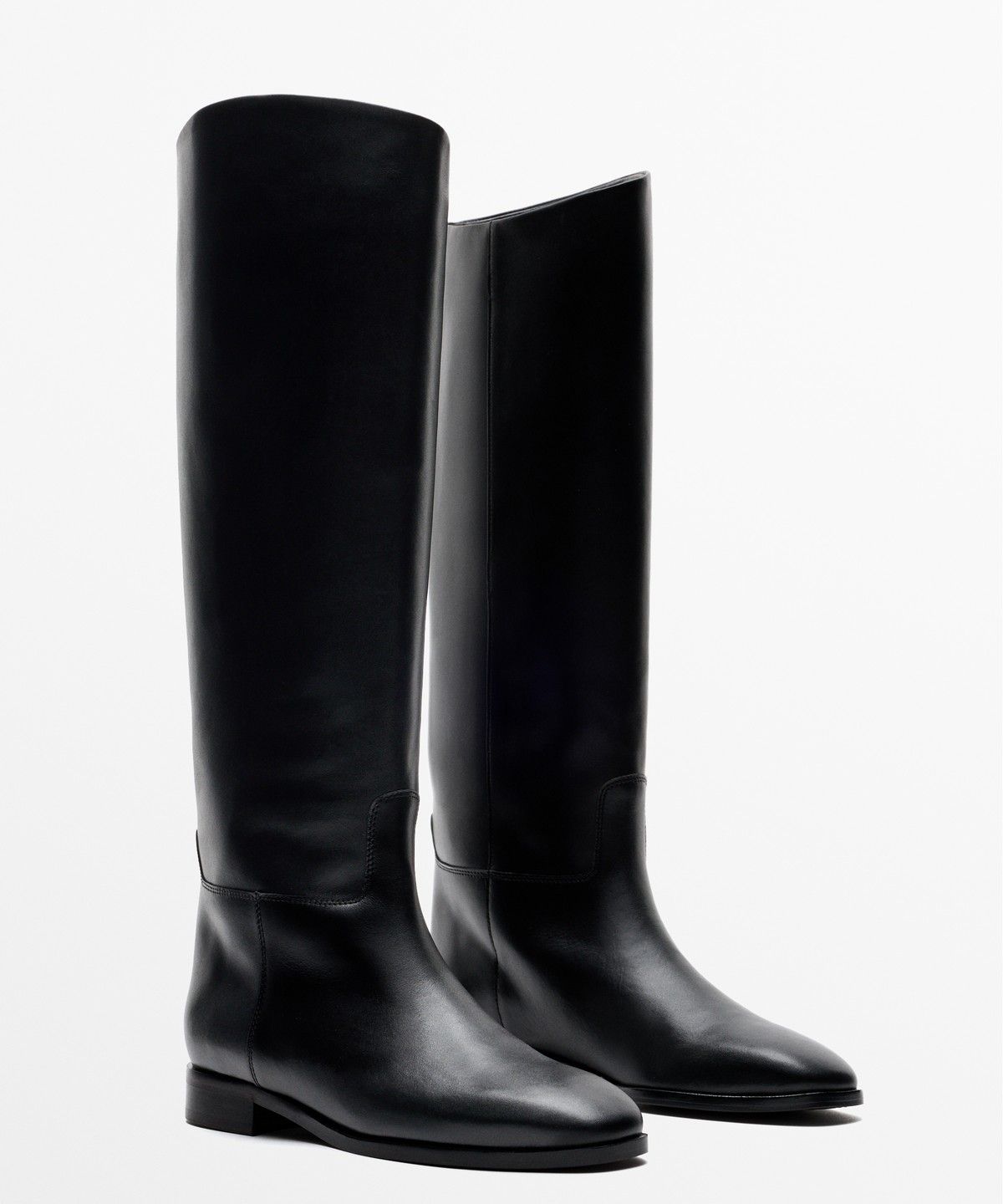 마시모두띠(MASSIMO DUTTI) 레더 롱부츠