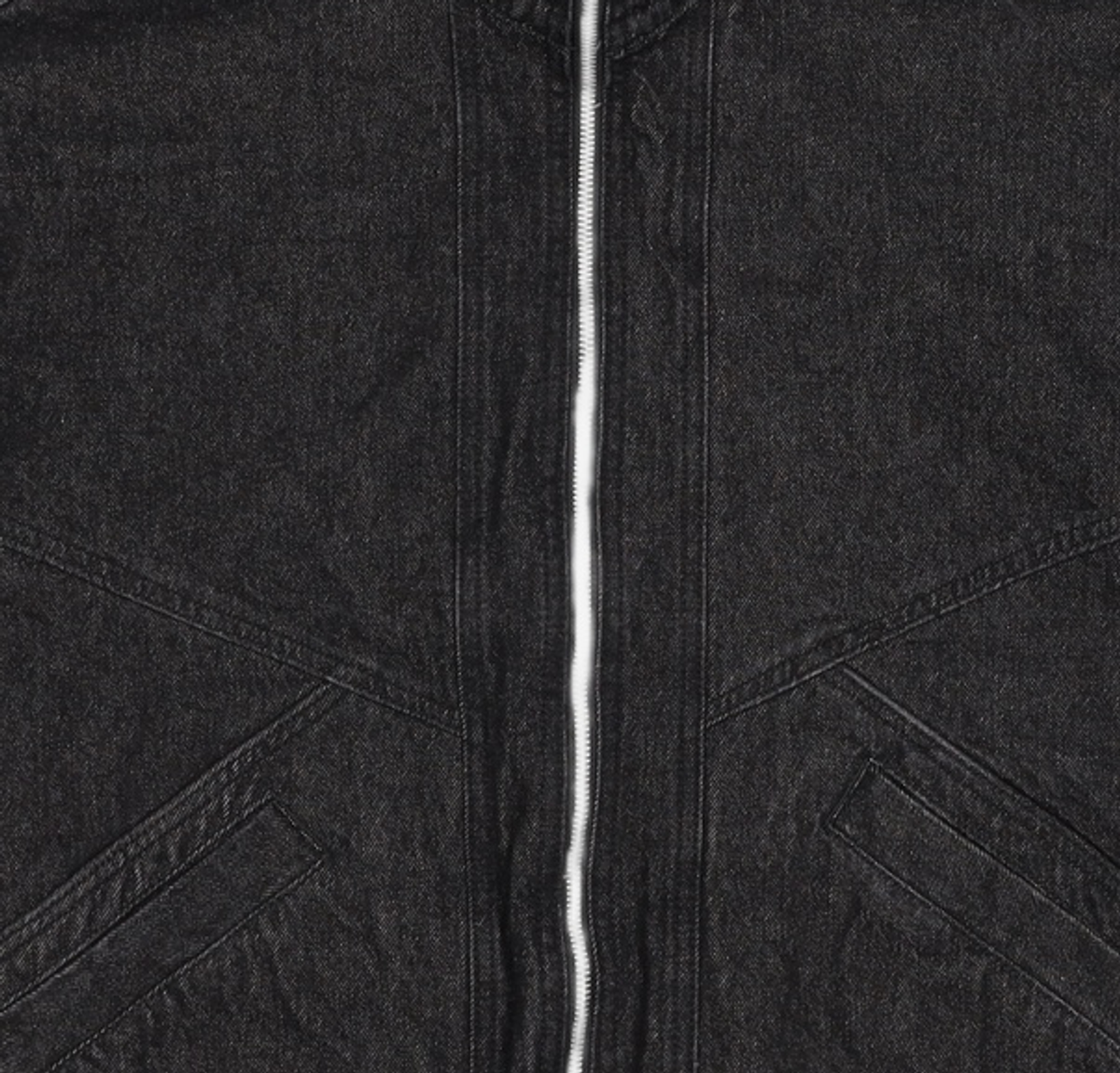 필드워커(FIELDWORKER) HIGH-NECK DENIM JACKET [BLACK] L