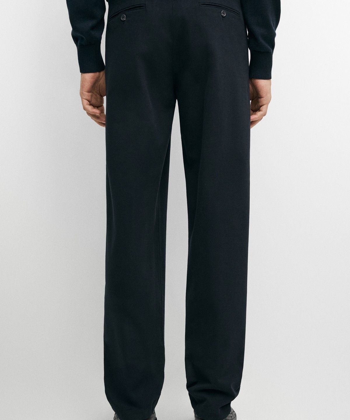 마시모두띠(MASSIMO DUTTI) 100% 코튼 슬림핏 팬츠