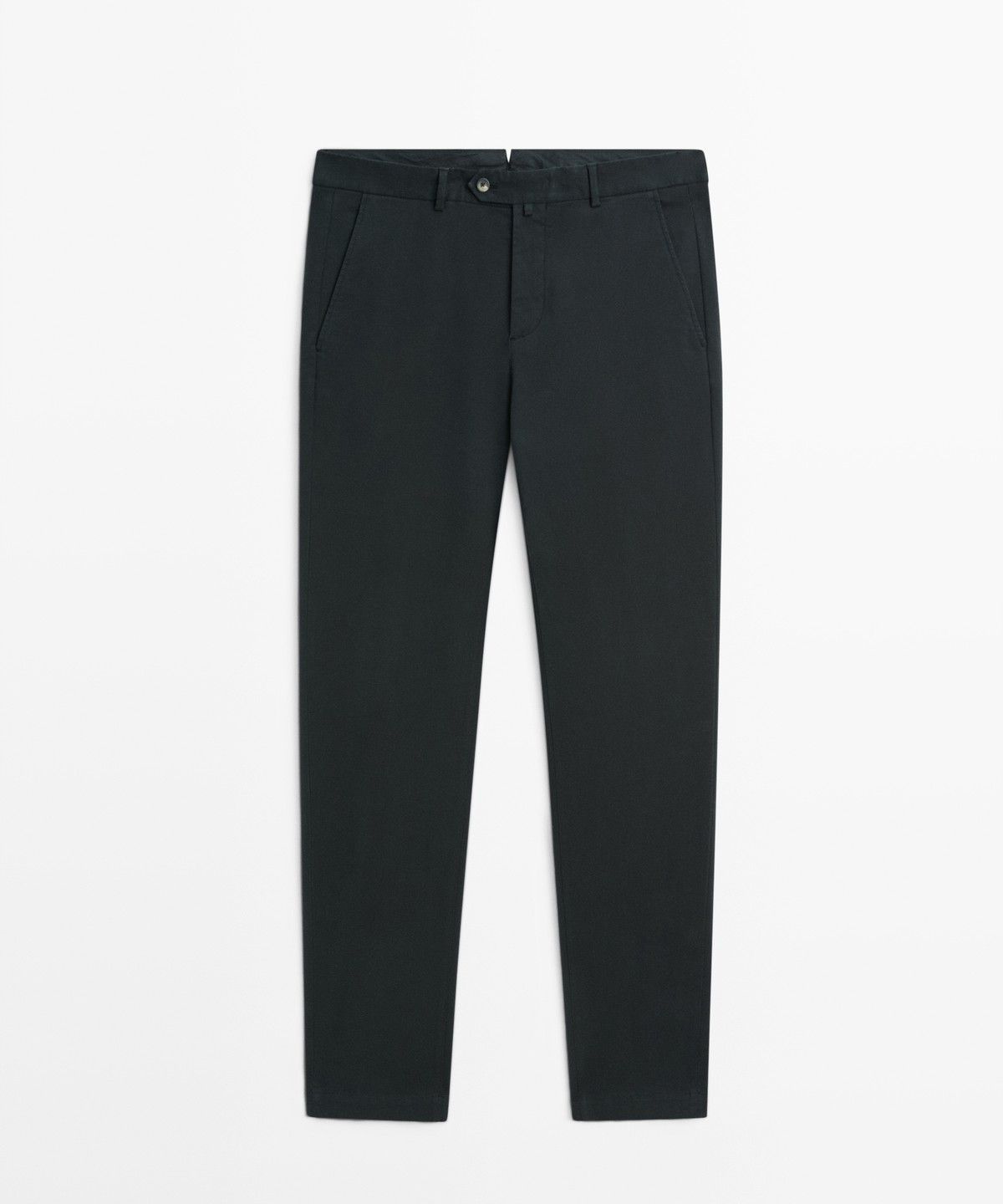 마시모두띠(MASSIMO DUTTI) 100% 코튼 슬림핏 팬츠
