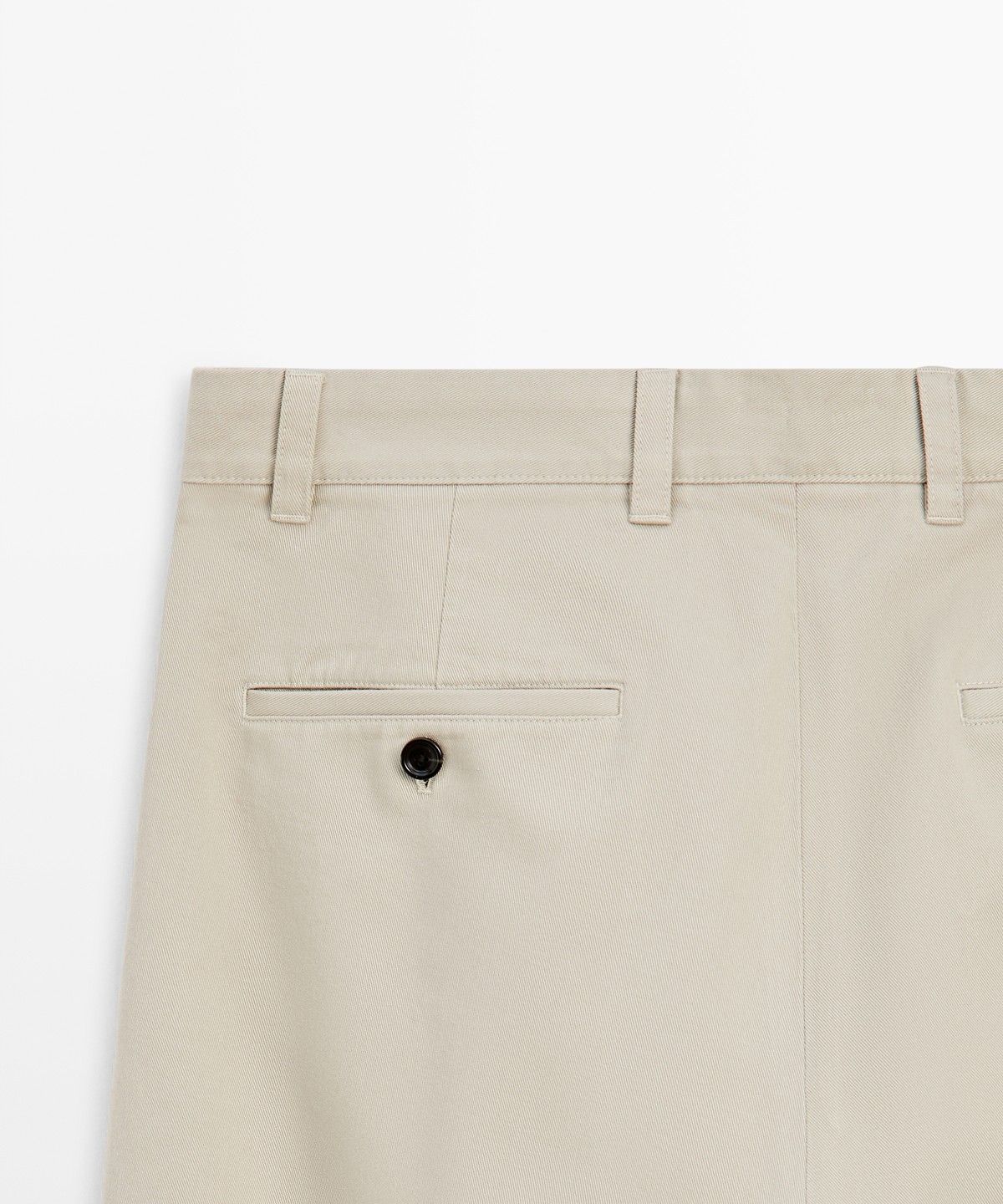 마시모두띠(MASSIMO DUTTI) 핀턱 디테일 배럴 핏 팬츠