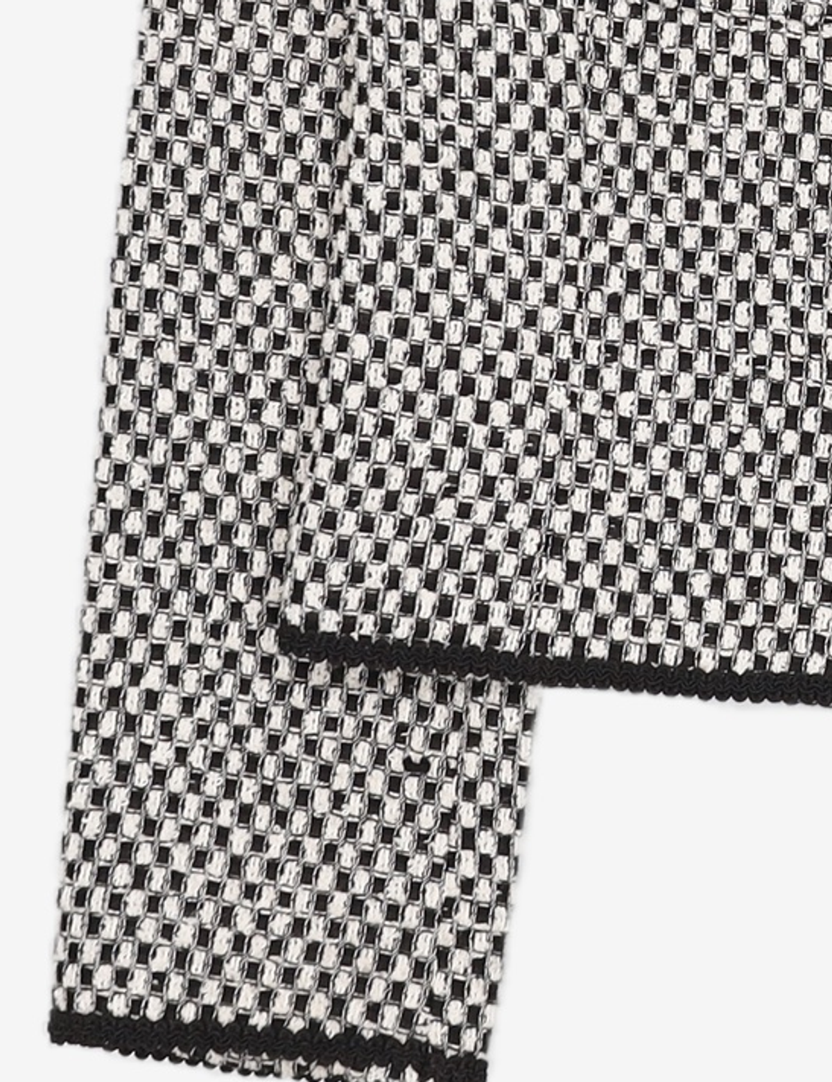 논로컬(NONLOCAL) Atelier Tweed Crop Jacket - Check FREE