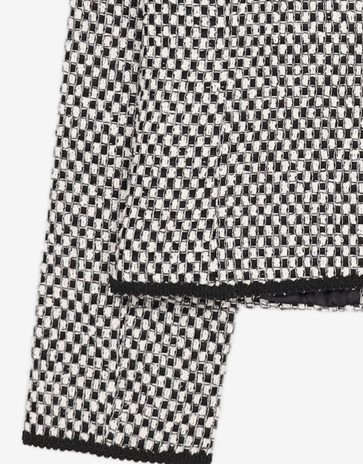 논로컬(NONLOCAL) Atelier Tweed Crop Jacket - Check FREE