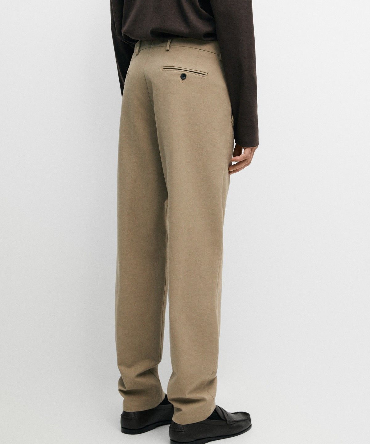 마시모두띠(MASSIMO DUTTI) 100% 코튼 슬림핏 팬츠