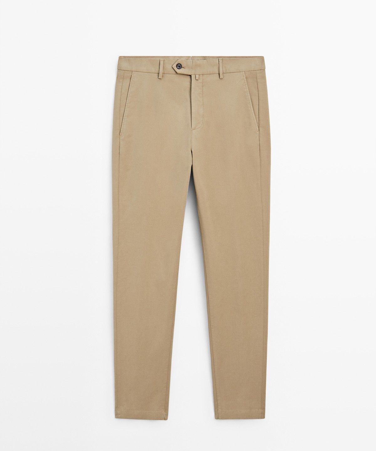 마시모두띠(MASSIMO DUTTI) 100% 코튼 슬림핏 팬츠