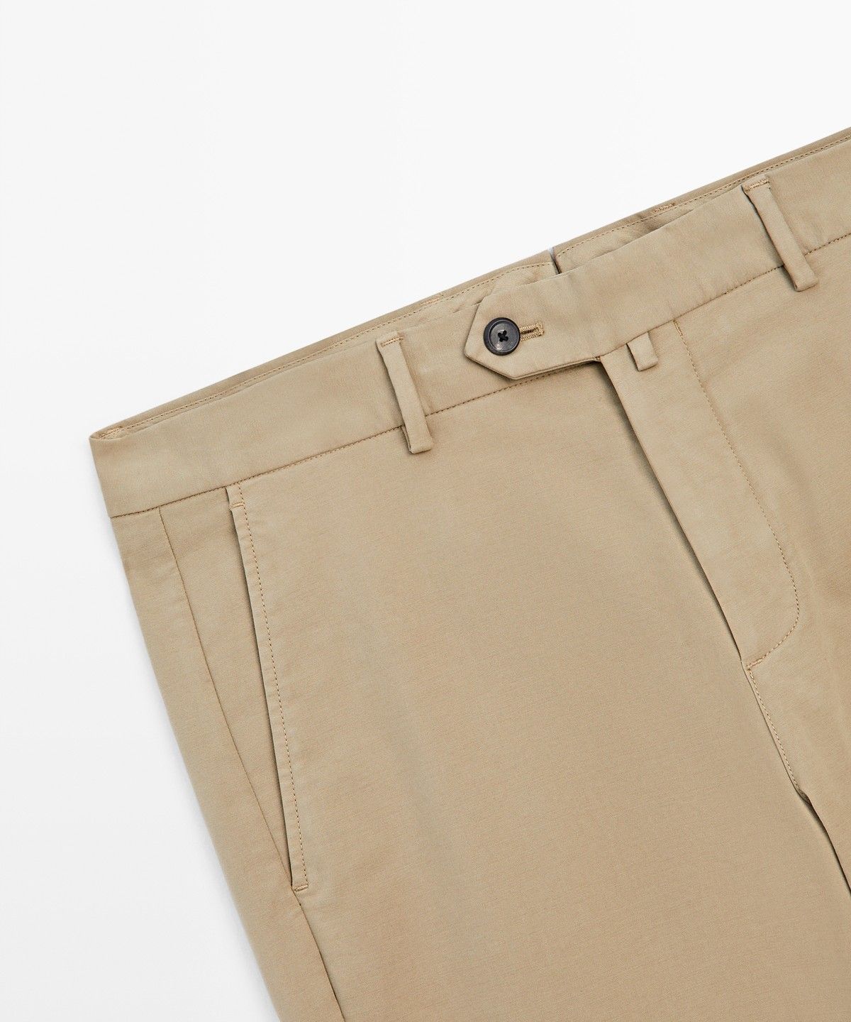 마시모두띠(MASSIMO DUTTI) 100% 코튼 슬림핏 팬츠