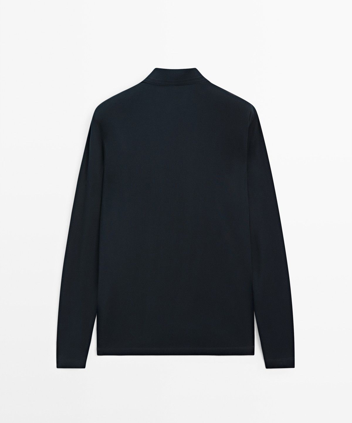 마시모두띠(MASSIMO DUTTI) 100% 코튼 긴소매 폴로셔츠
