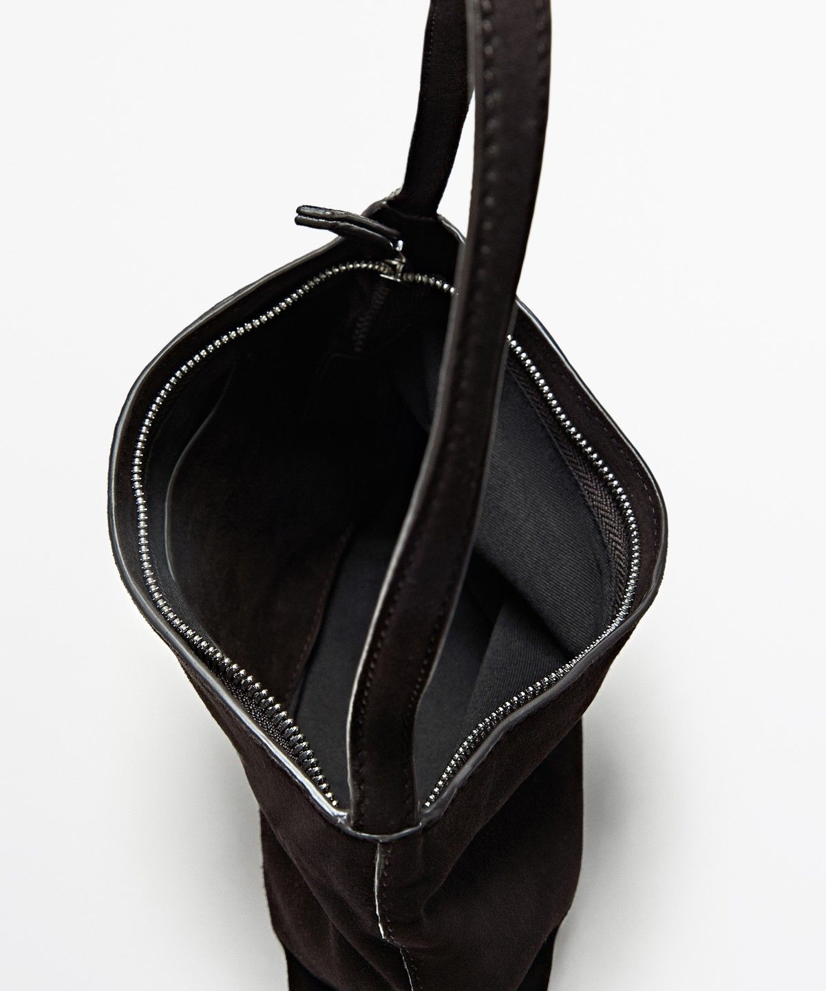 마시모두띠(MASSIMO DUTTI) 스플릿 스웨이드 스몰 숄더백