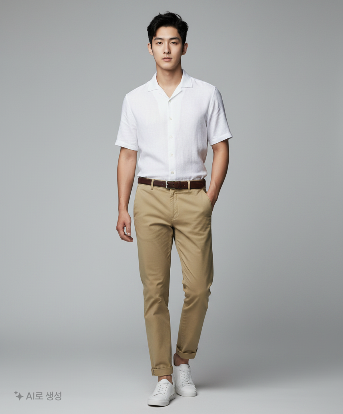 헨리코튼(HENRY COTTONS) 아티보(Attivo) 솔리드 팬츠_AHPAM23401BEX 46