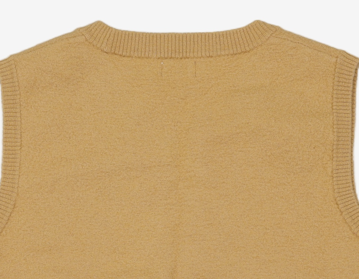 코텔로(KOTELO) Merino Wool Vneck Vest  Beige S