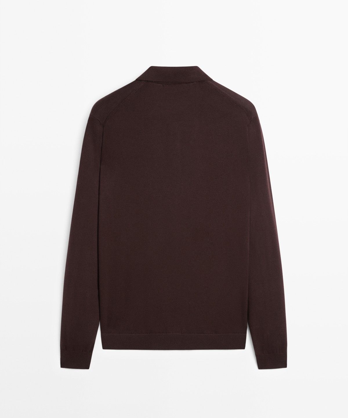 마시모두띠(MASSIMO DUTTI) 100% 코튼 니트 폴로 스웨터