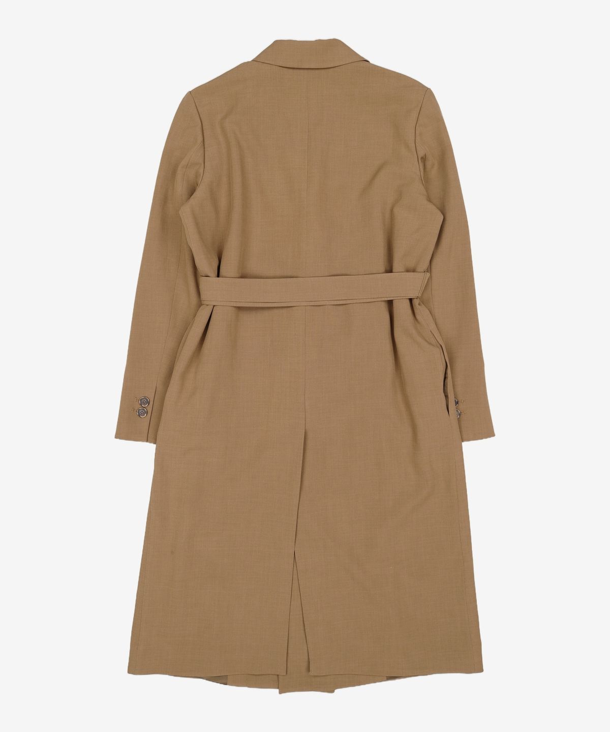 몽돌(MONGDOL) BELT BUTTON COAT BROWN FREE