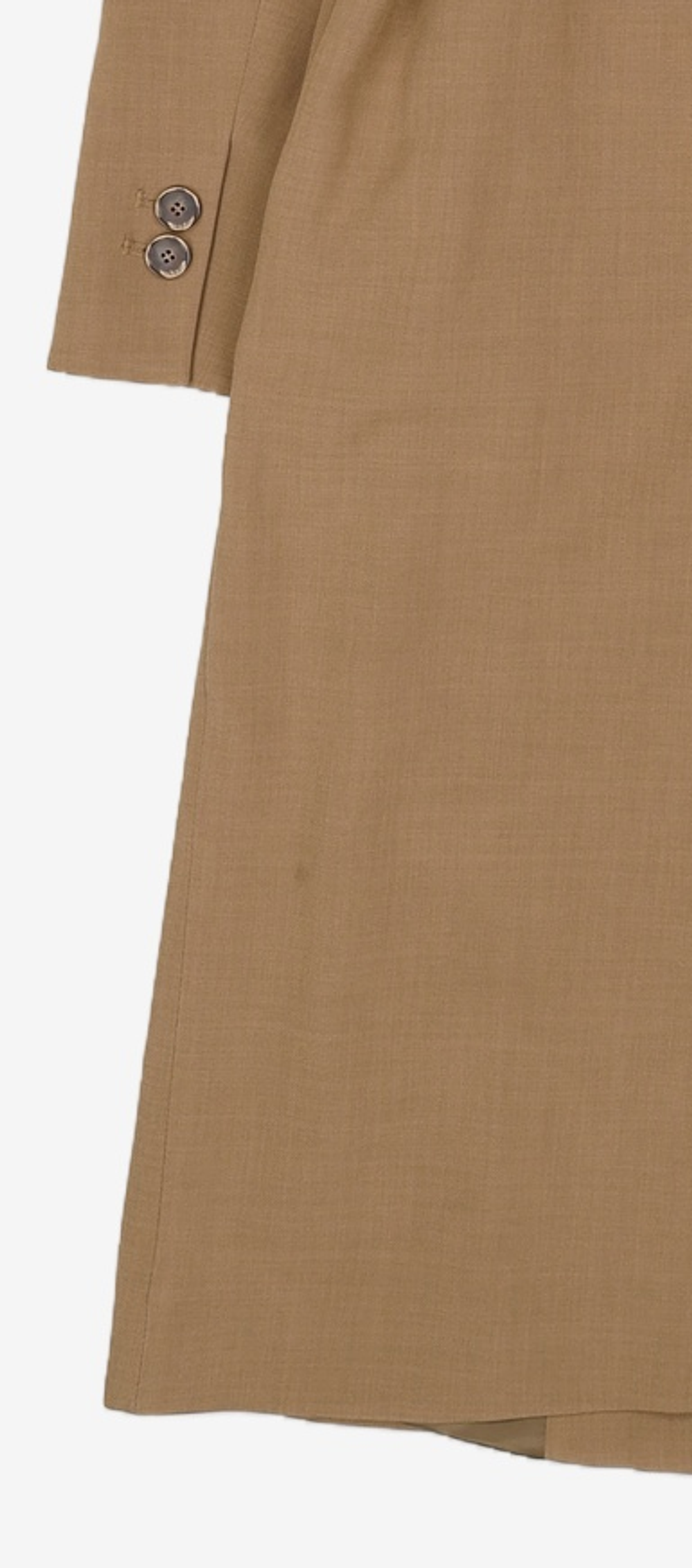 몽돌(MONGDOL) BELT BUTTON COAT BROWN FREE