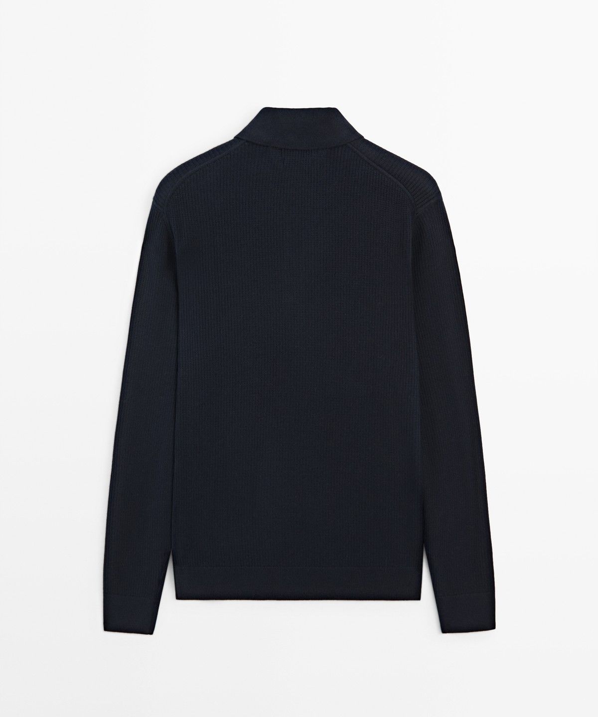 마시모두띠(MASSIMO DUTTI) 버튼 디테일 폴로 니트 스웨터