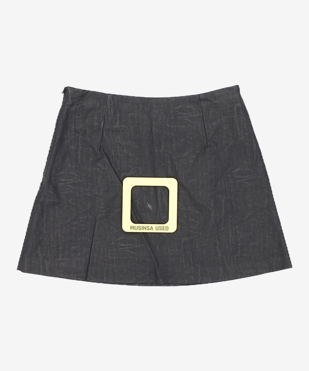 일리오(ILLIO) BLACK HEART STUD COATING SKIRTS 1