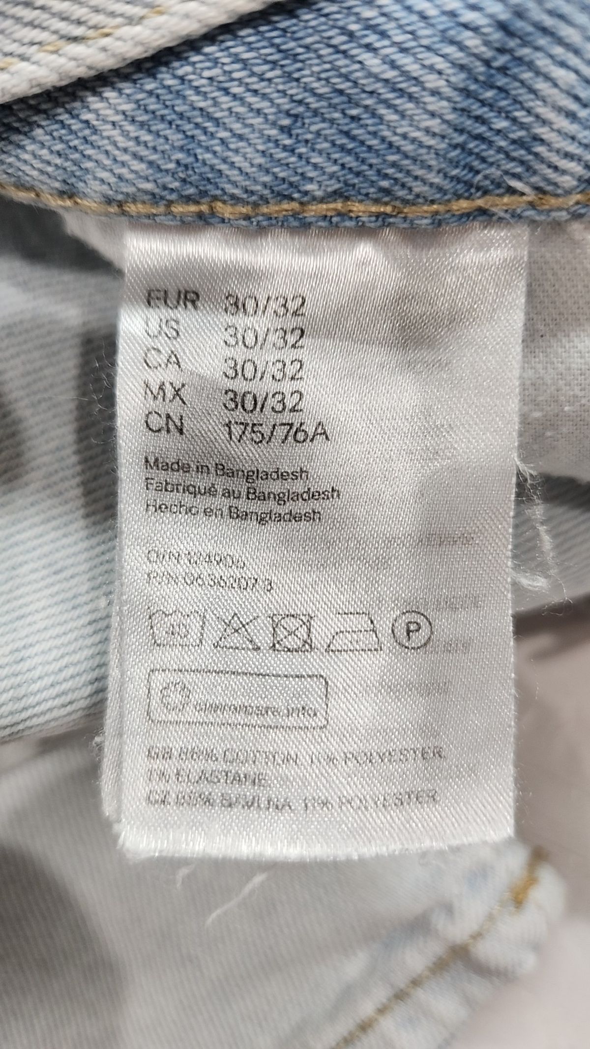 에이치앤엠(H&M) 청/데님 팬츠 30/32